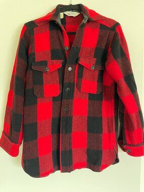 Woolrich Vintage Buffalo Plaid Wool Shacket